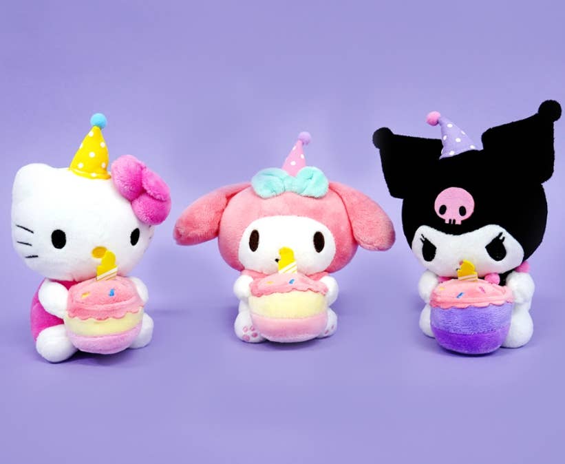 Limited ! Sanrio Party Celebrate Plush Keychain - 13cm