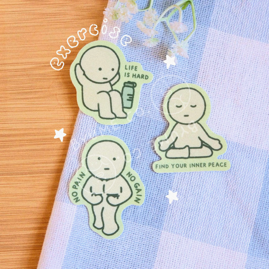 Exercise Guy Stickers