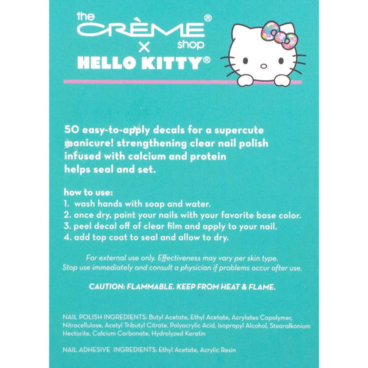 THE CREME SHOP X HELLO KITTY 50 NAIL DECALS WITH, DCPH 1014