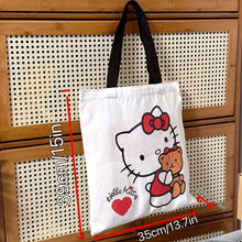 Load image into Gallery viewer, Hello Kitty Canvas Tote/Lunch Bag Assorted
