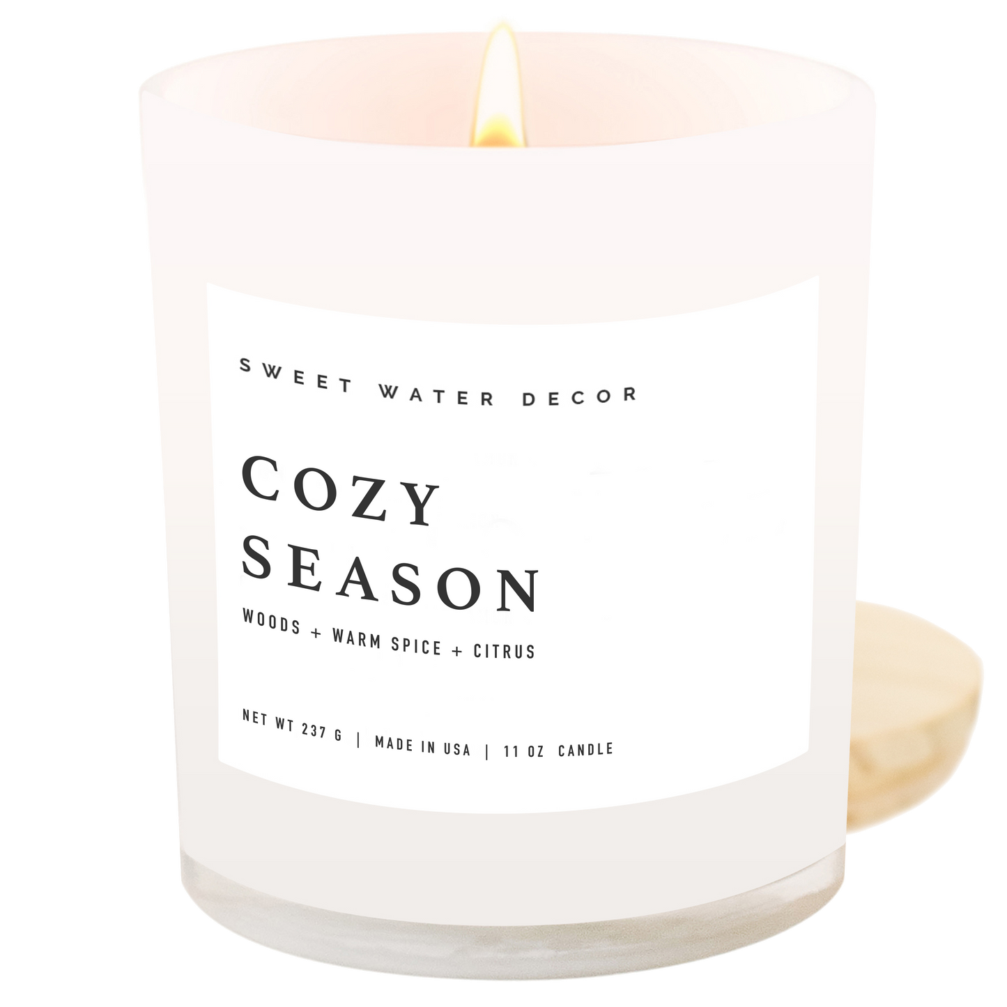 Cozy Season 11 oz Soy Candle - Christmas Decor & Gifts