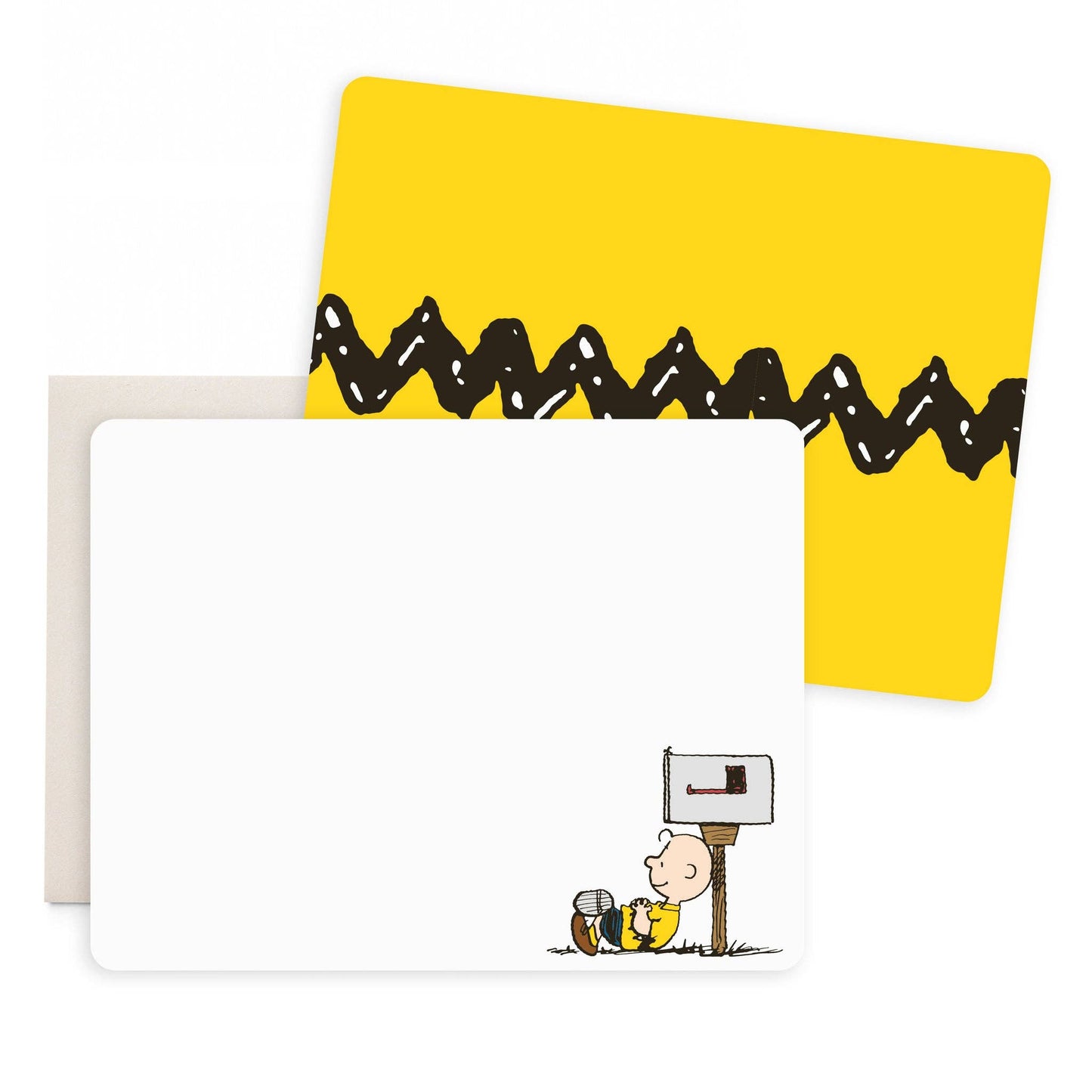 E. Frances x Peanuts™ Charlie Brown Mailbox Flat Notecards