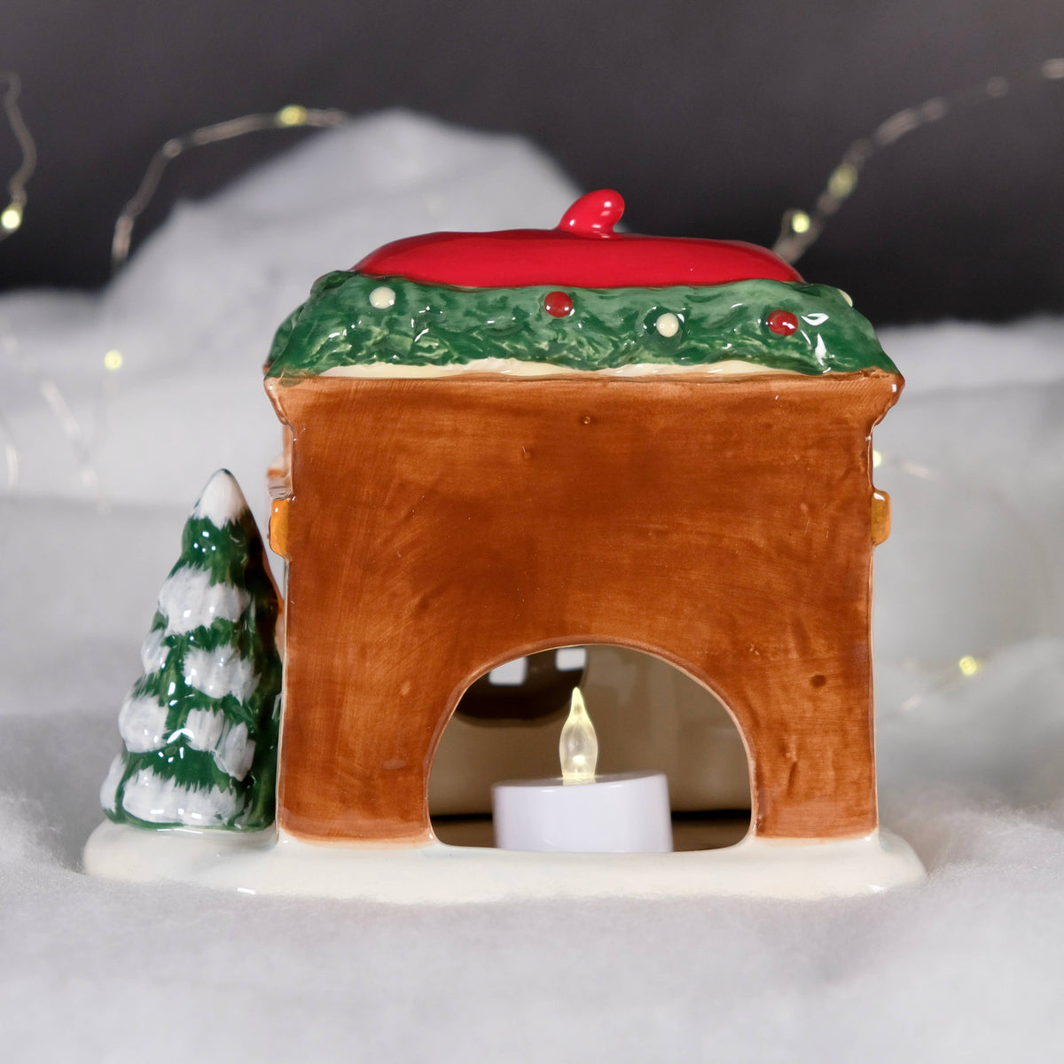 Pompompurin Pudding Parlor Christmas Candle House