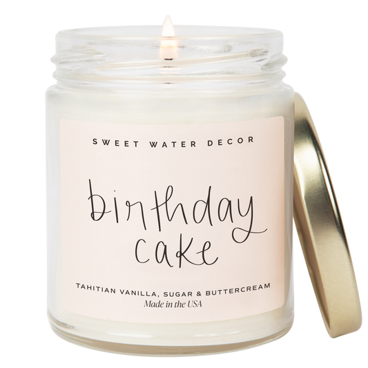 Birthday Cake 9 oz Soy Candle