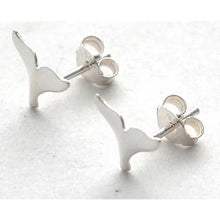 Load image into Gallery viewer, Alaska Whale Stud Earrings - silver Natural History
