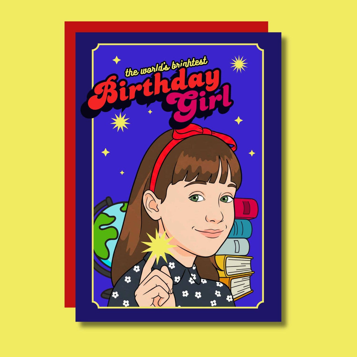 Brightest Birthday Girl Funny 90s Movie Birthday Card
