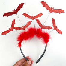 Load image into Gallery viewer, Halloween bat headband
