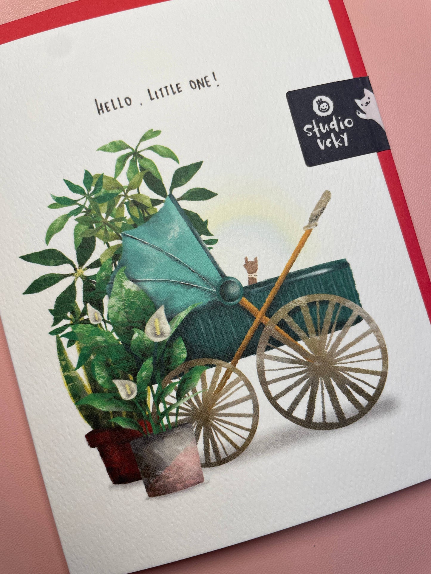 Greeting Card - Baby Pram
