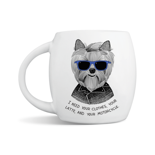 Tough Yorkie Mug - Front & Company: Gift Store