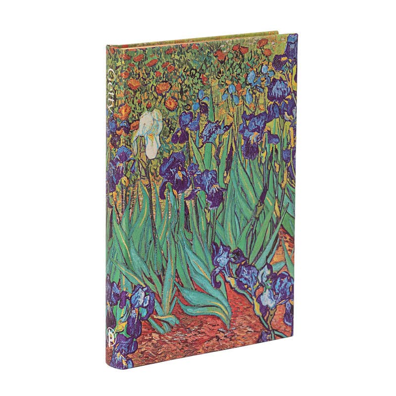 Van Gogh's Irises Mini Lined Hardcover Journal, 176pg, 85GSM, The J. Paul G