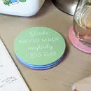 Taylor Swift You Need to Calm Down Pastel Acrylic Coasters