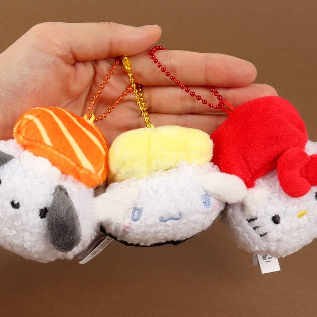 Limited! Sanrio Sushi Plush Keychain (5cm) Random