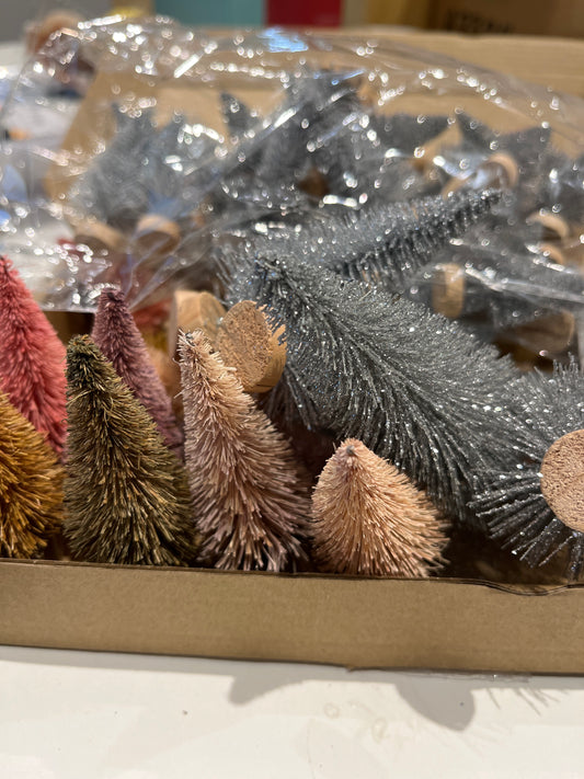 Small Christmas Tree Decor Assorted Colour
