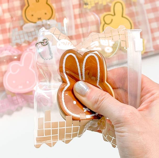 LIMITED!! Miffy Bread Squishy Pouch Keyring