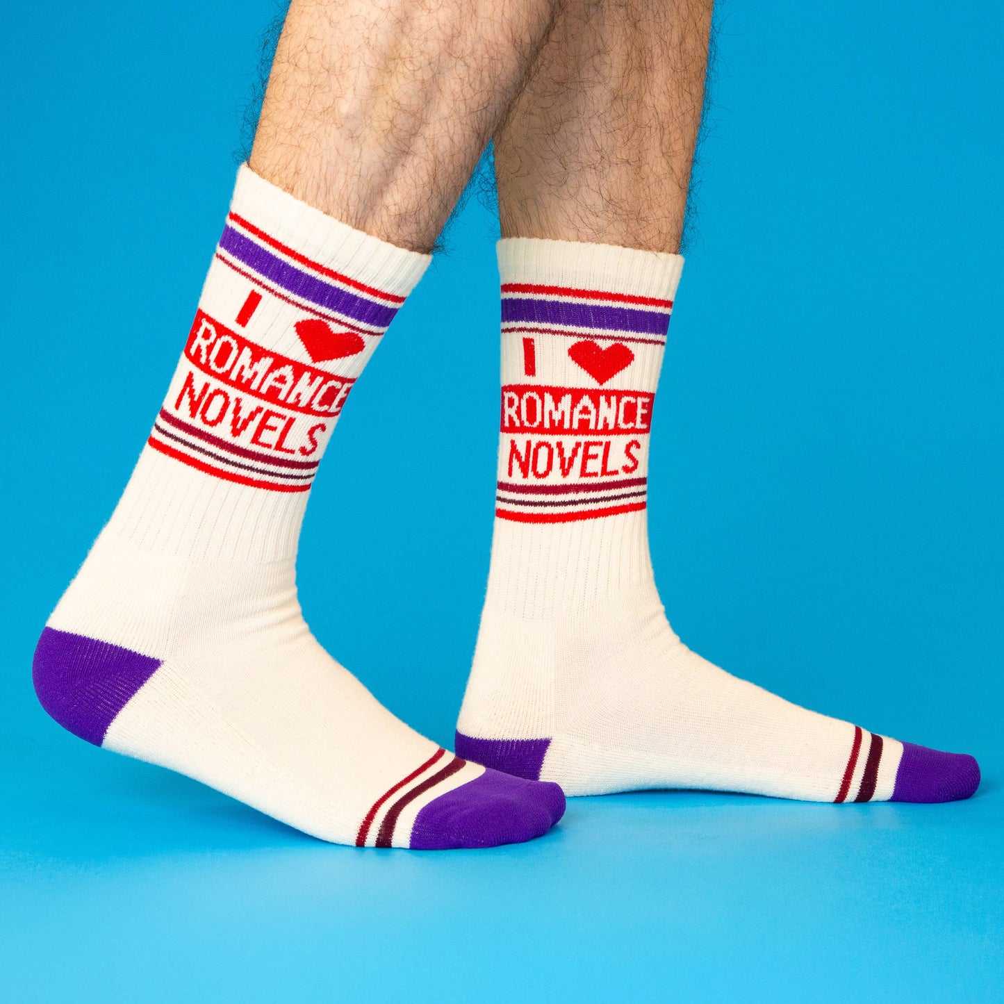 Romance Novels Gym Crew Socks
