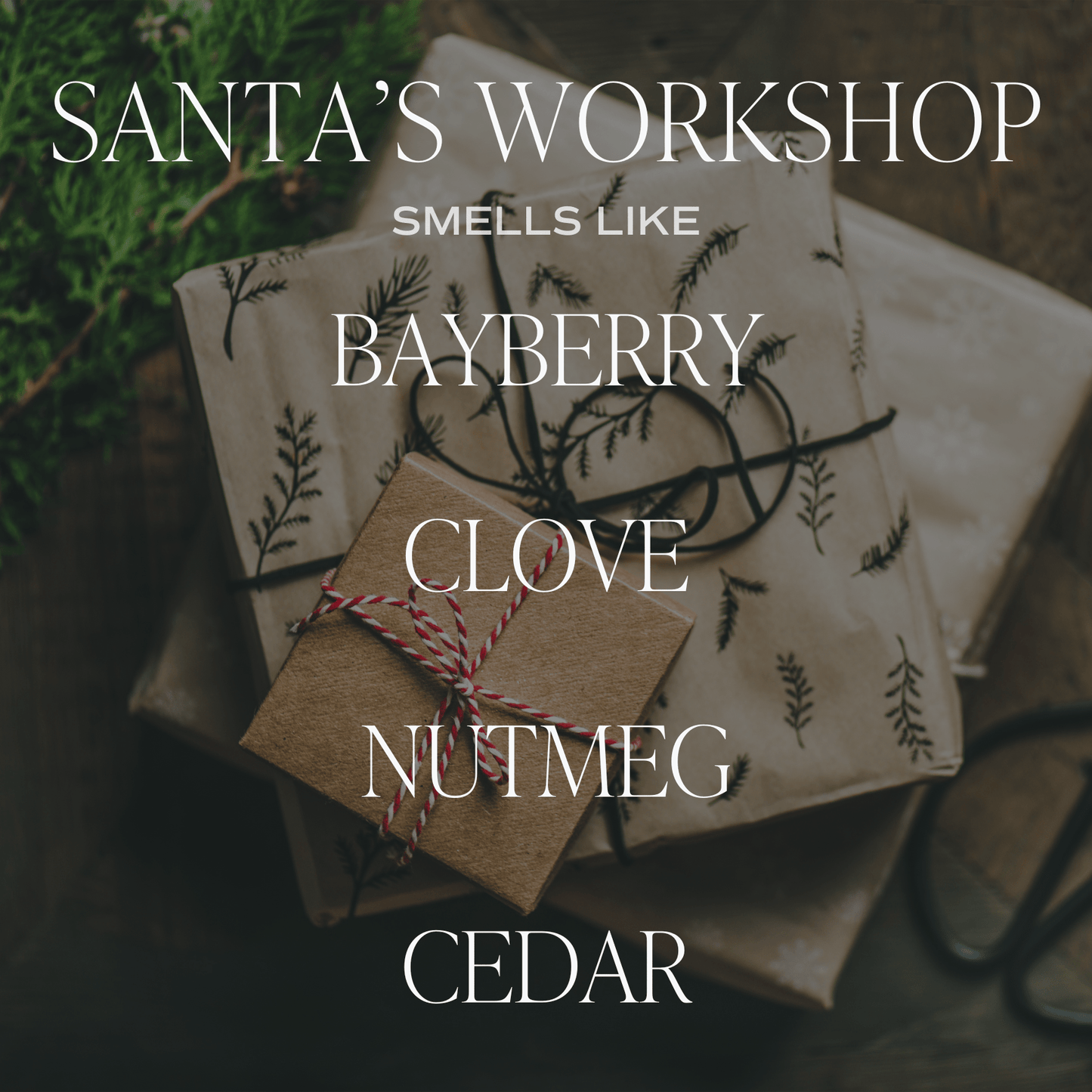 *NEW* Santa's Workshop 9 oz Soy Candle - Christmas Decor