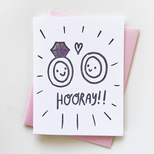 Rings In Love Card