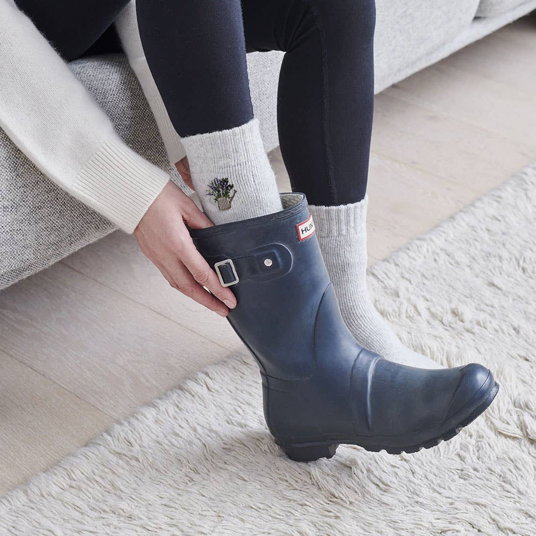 Watering Can Gardening Wool Socks