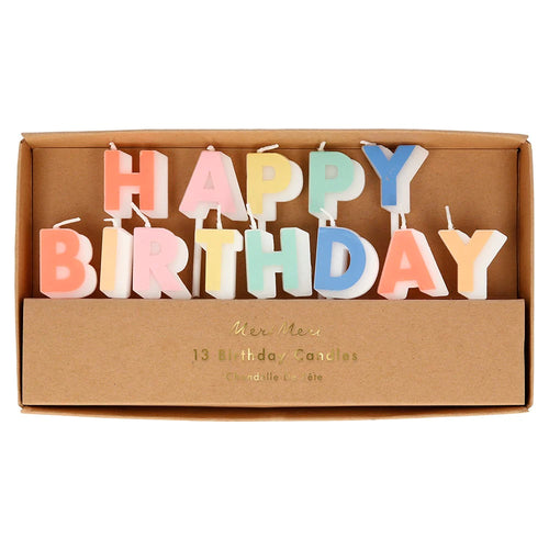 Meri Meri Happy Birthday Candle - Front & Company: Gift Store