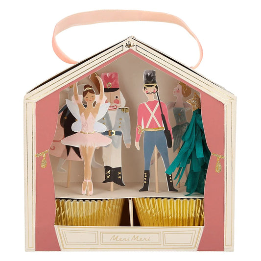 Meri Meri Nutcracker Cupcake Kit