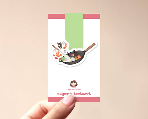 Wok Magnetic Bookmark - Front & Company: Gift Store