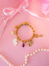 Load image into Gallery viewer, Charm Bracelet- Coquette
