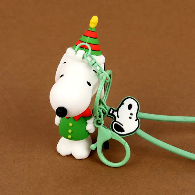 Peanuts Snoopy Christmas Figure Keychain