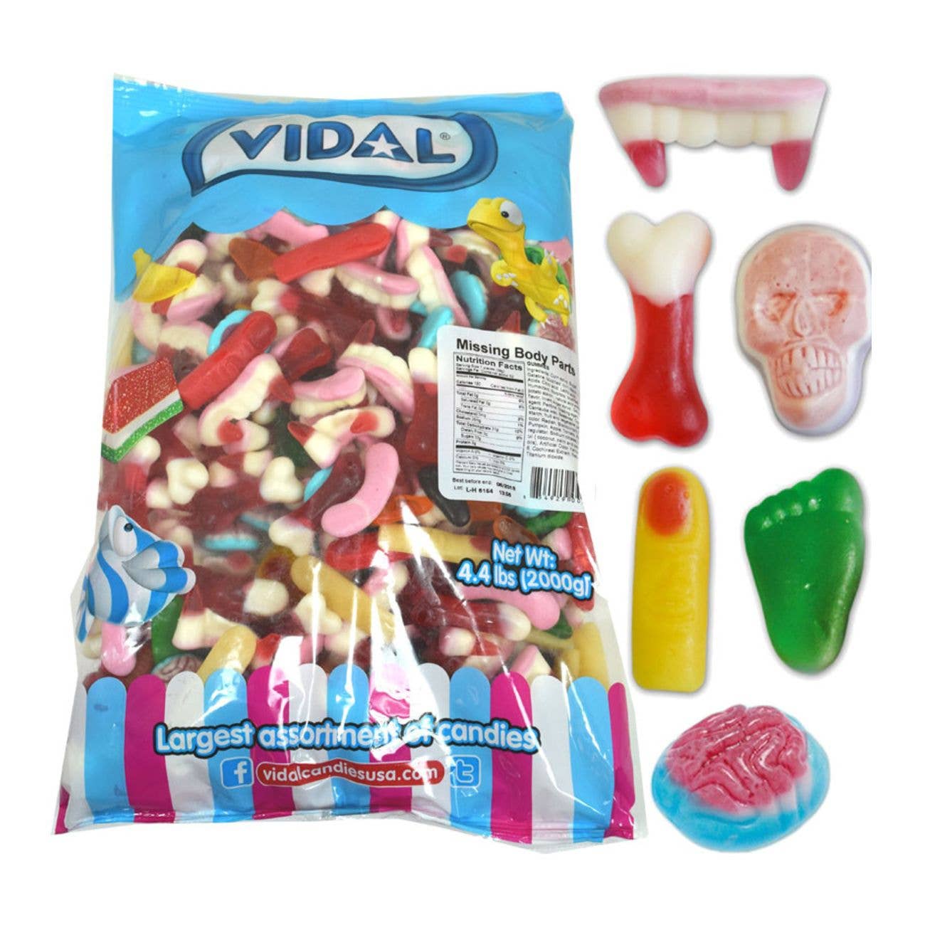 Vidal Gummi Missing Body Parts