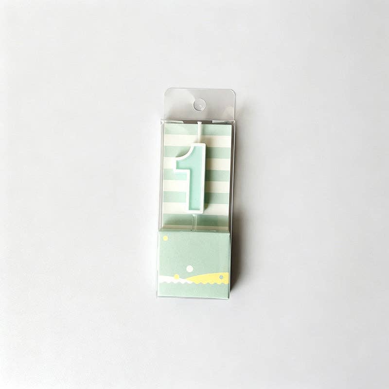 Digits 0-9 Pastel Number Birthday Candles