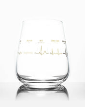 Load image into Gallery viewer, Heartbeat Wine Glass
