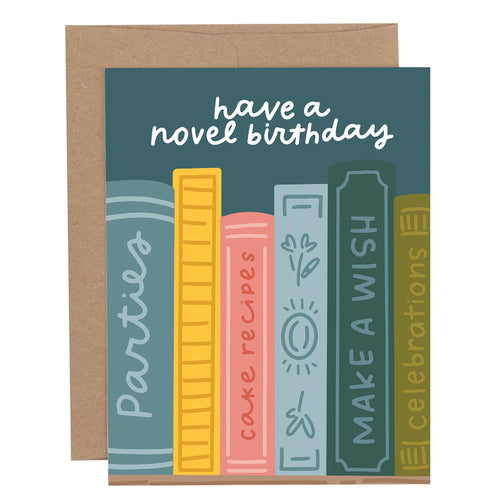 Novel Birthday Greeting Card - Front & Company: Gift Store