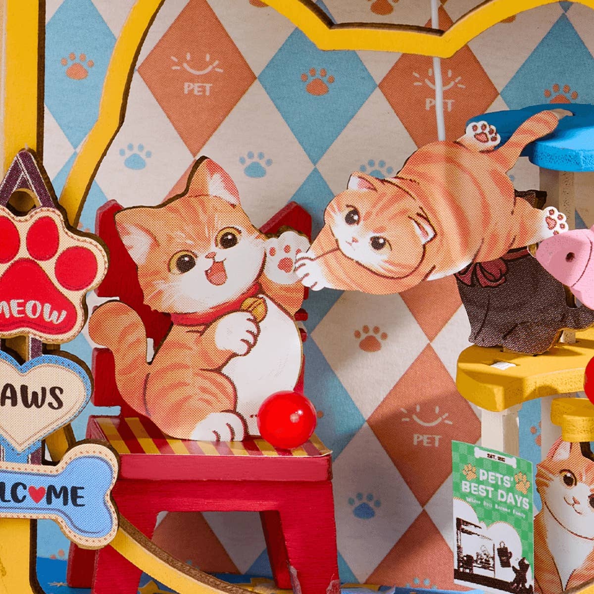 DIY Miniature House Kit: Pet Shop