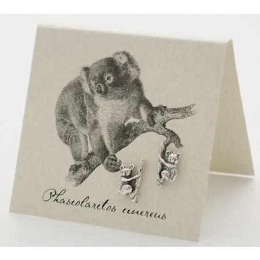 Koala Earring - Sterling Silver