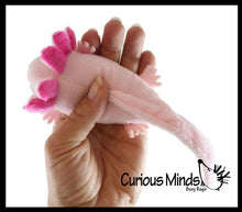 Load image into Gallery viewer, Tiny Axolotl Realistic Cute Plush Stuffed Animals
