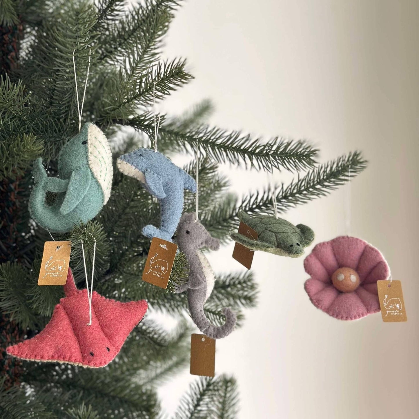 Felt Ornament Sea Animals Assorted