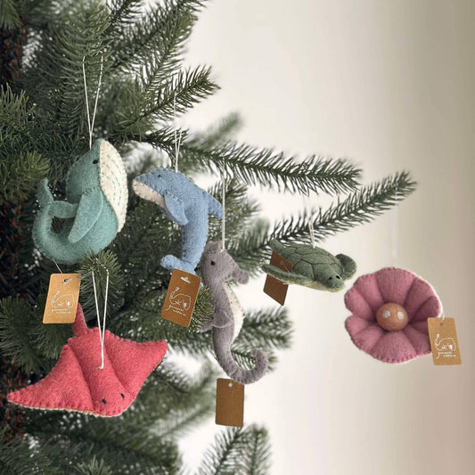 Felt Ornament Sea Animals Assorted