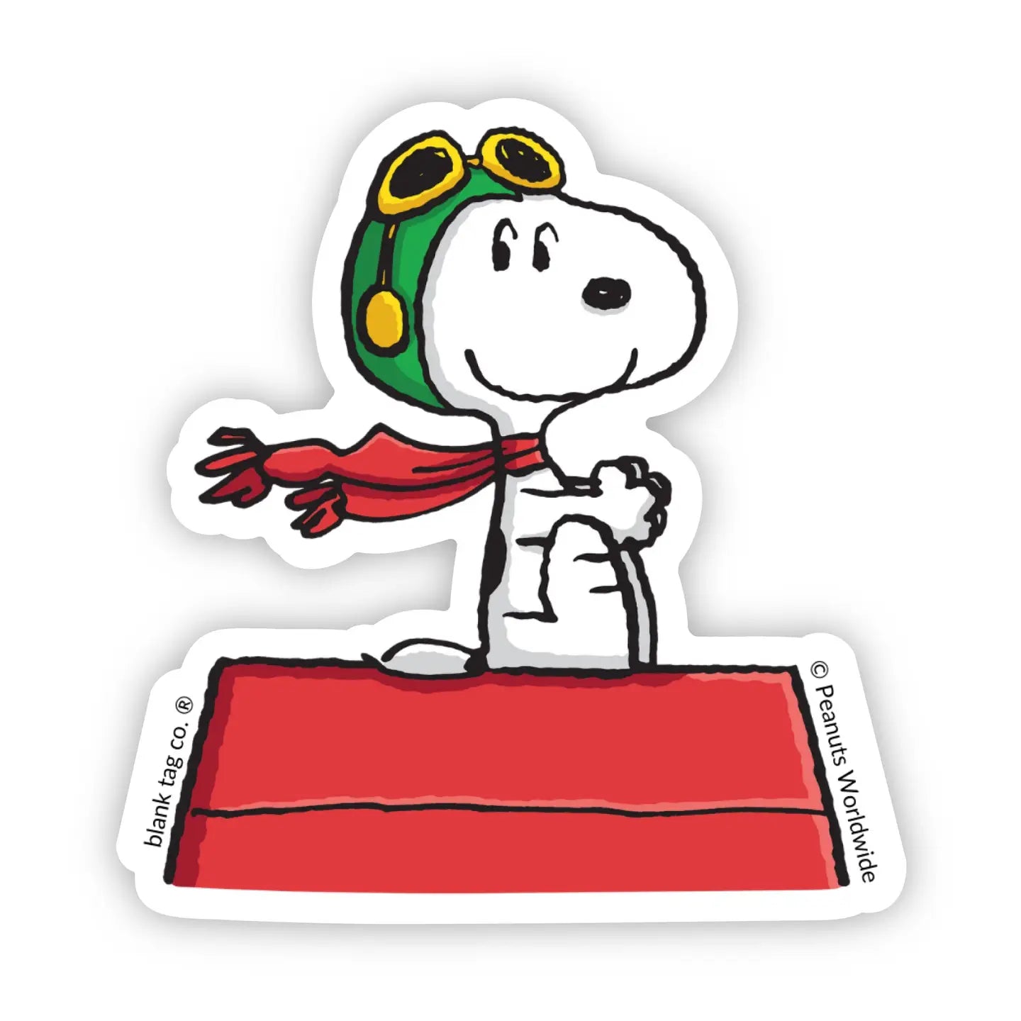 Peanuts® Waterproof Sticker - Flying Ace