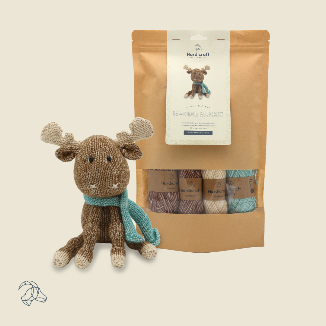 DIY Knitting Kit - Maddie Moose