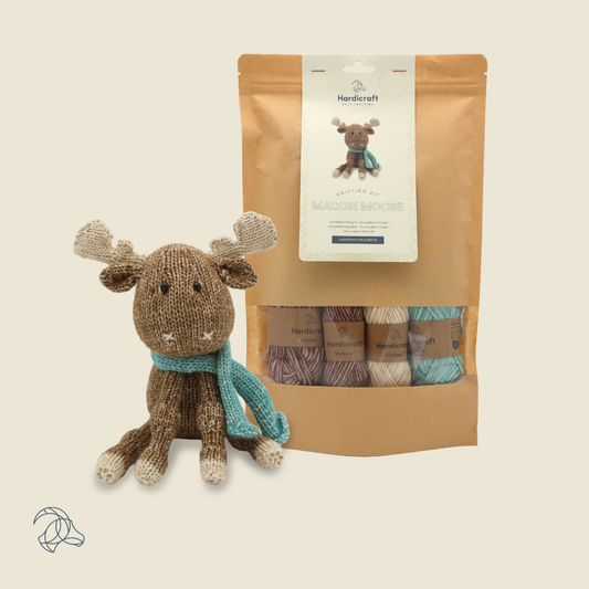 DIY Knitting Kit - Maddie Moose