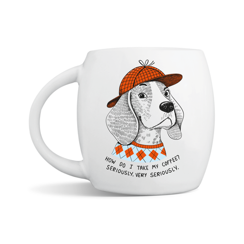 Serious Beagle Mug - Front & Company: Gift Store