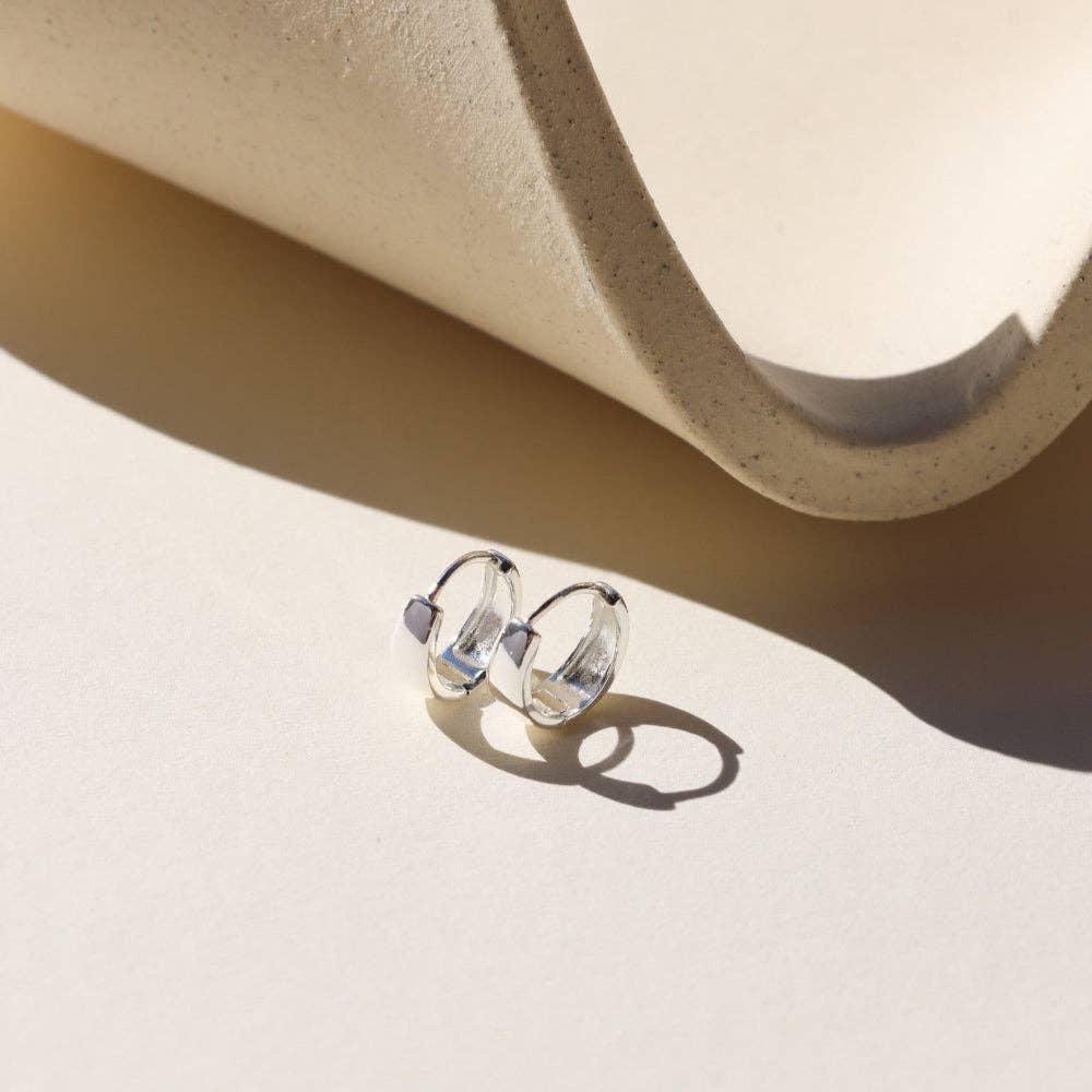 Mia Huggie Hoop Earrings