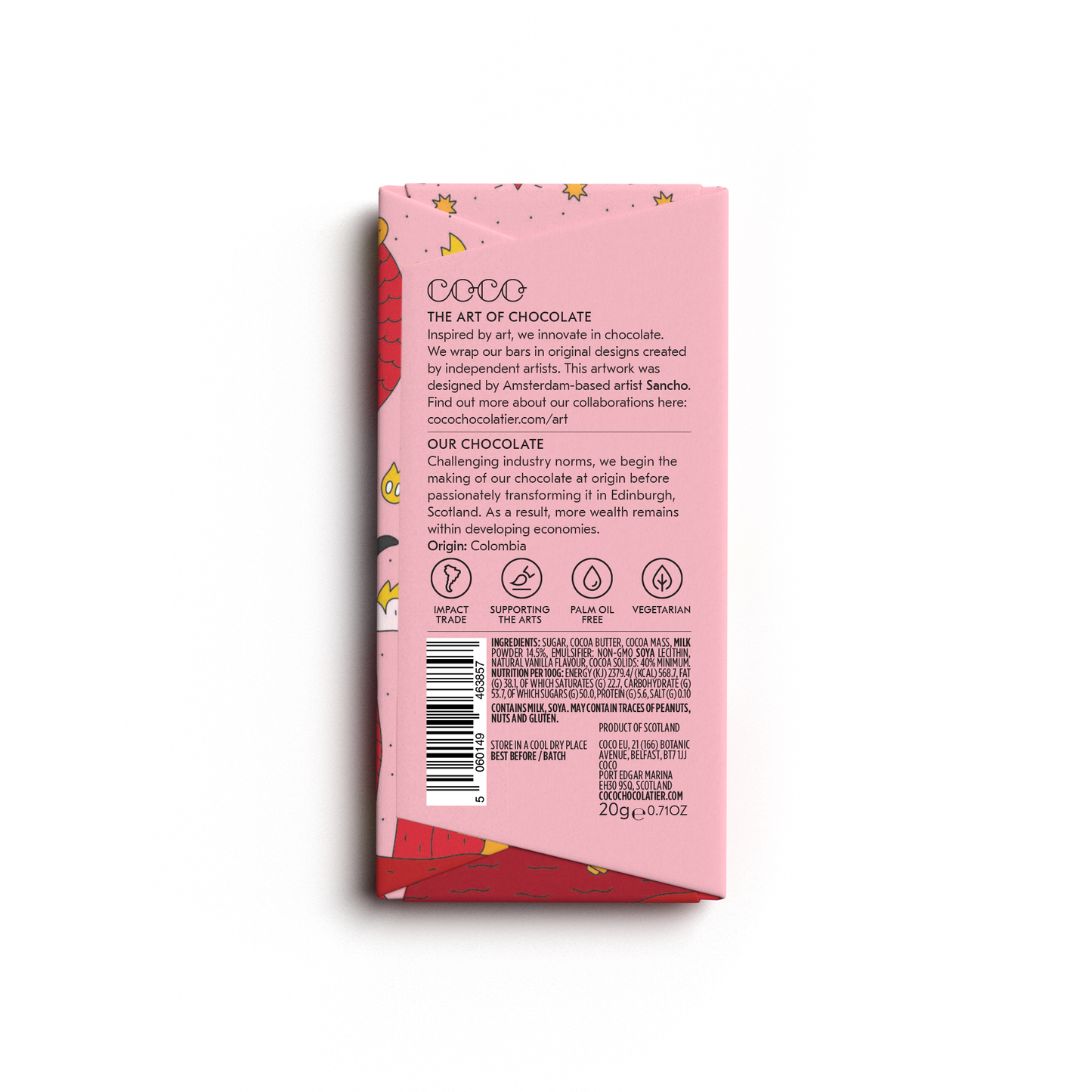 Colombian Milk Mini Chocolate Bar