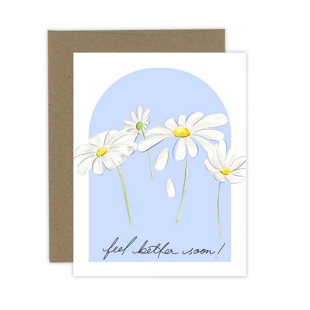Feel Better Soon - Daisy Get Well Card