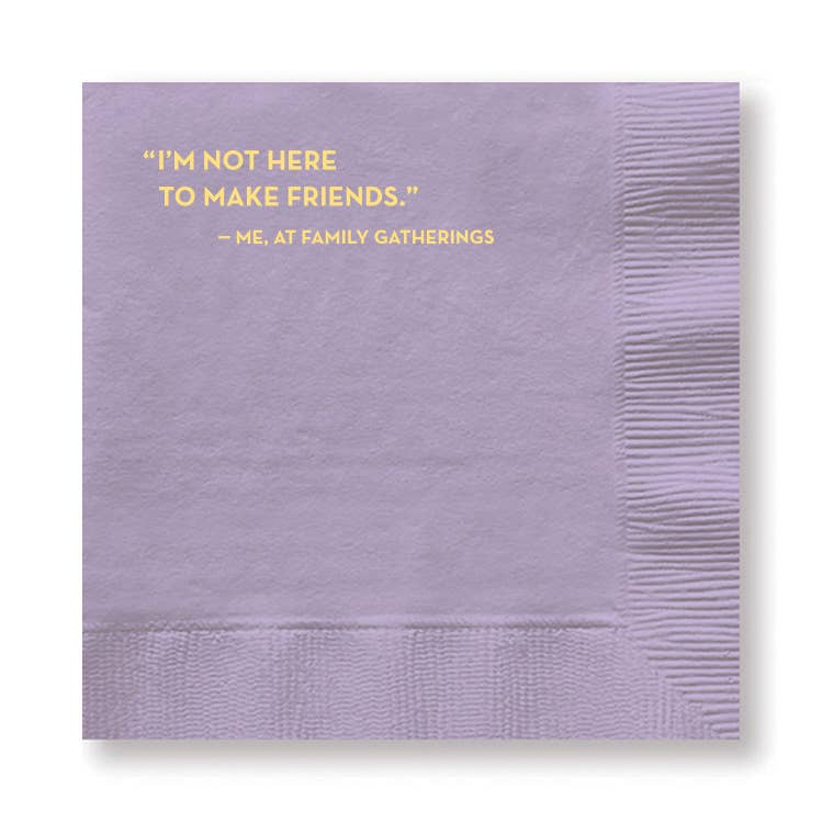 #589: Make Friends Napkins