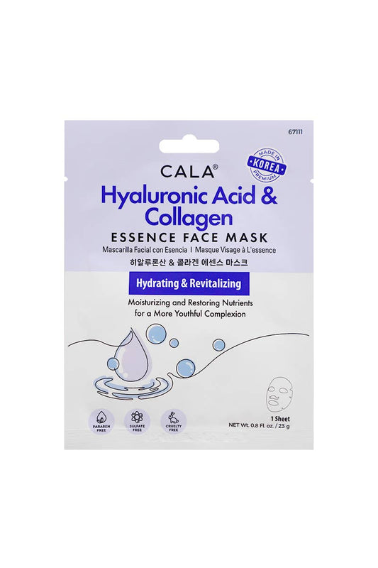 Hyaluronic Acid & Collagen Essence Face Mask