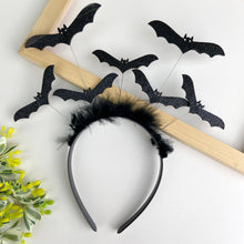 Load image into Gallery viewer, Halloween bat headband
