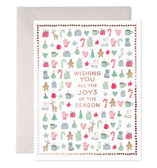 Merry Motif Boxed Holiday Greeting Cards