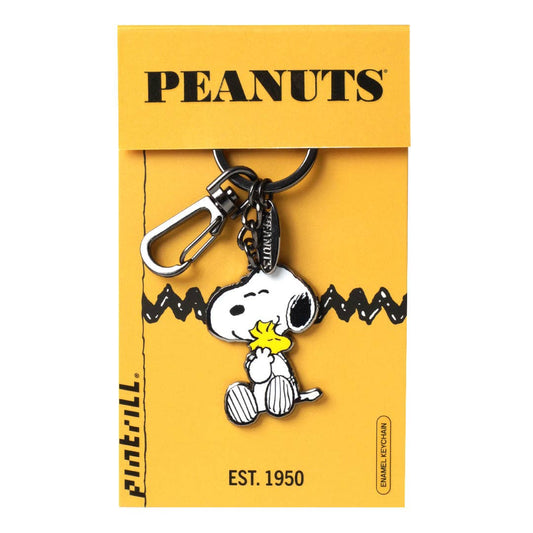 Snoopy Hugging Woodstock Keychain