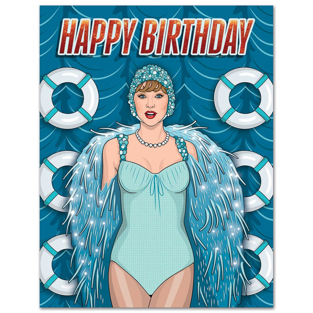 Pop Star Nautical Birthday Card