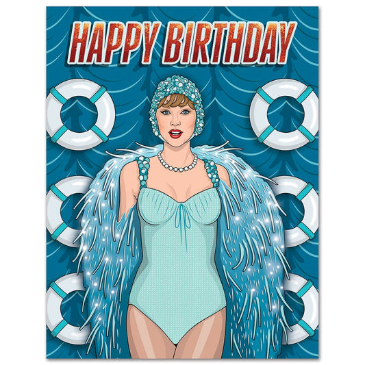Pop Star Nautical Birthday Card